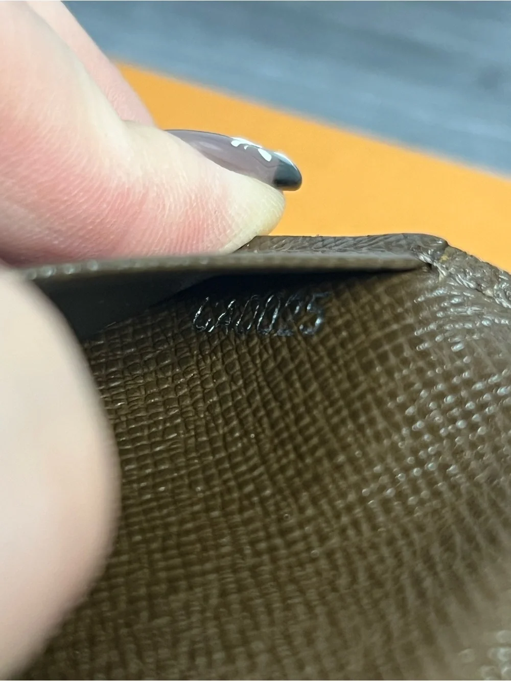 Louis Vuitton Men's Brown Card Case Taiga Leather
